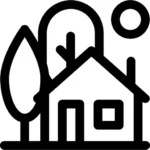 Notre-métier Icône représentant une maison